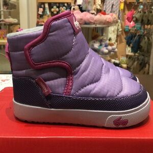 Baby See Kai Run Teddy Snow Boot Purple Multiple Sizes